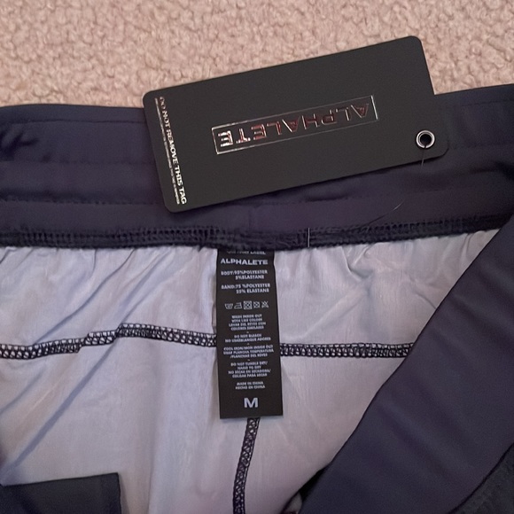 Alphalete Infinity Short. Size medium in Mens. Color is “Deep Space” - Picture 3 of 5